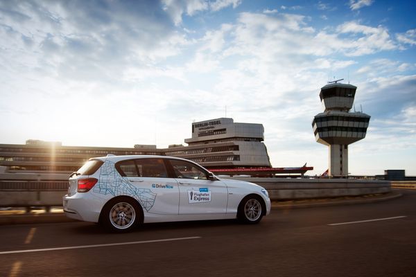DriveNow erweitert sein Angebot am Flughafen Tegel